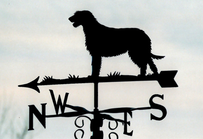 Irish Wolf Hound weathervane